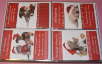 Weihnachtskarten 12x18cm Tierkinder