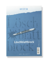 Löschblattblock