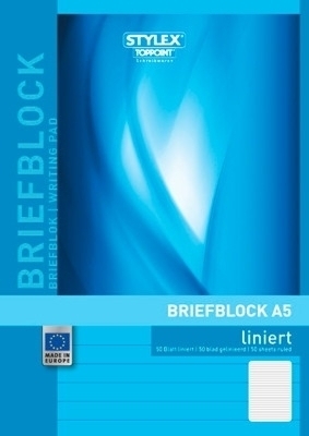 Briefblock A5 50 Bl. lin.