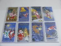 Weihnachtskarten Comic 9,5x18cm 100er Karton