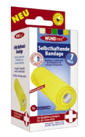 Selbsthaftende Bandage 7,5 x 4,5 cm farbl. sortiert