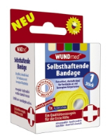 Selbsthaftende Bandage 4,5 m x 5 cm farbl. sortiert