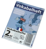 Vokabelheft A5 32 Blatt 2er Pack 80g qm