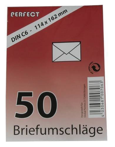 Briefumschläge C6 50er Pack