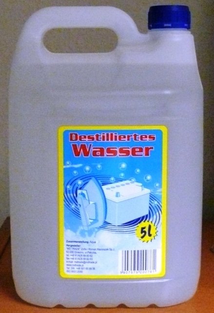 Destilliertes Wasser 5 Liter Kanister ab 1,49 €