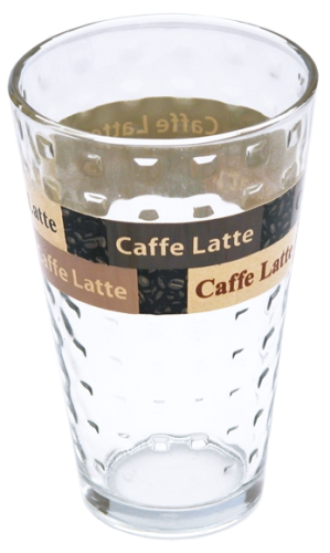 Glasbecher Caffe Latte 8,7 x 13,5 cm