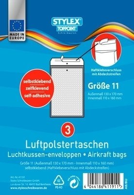 Luftpolstertaschen 3er Pack 120x175 mm