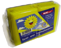 Spül-Topfschwamm m. Griffleiste 2er Pack