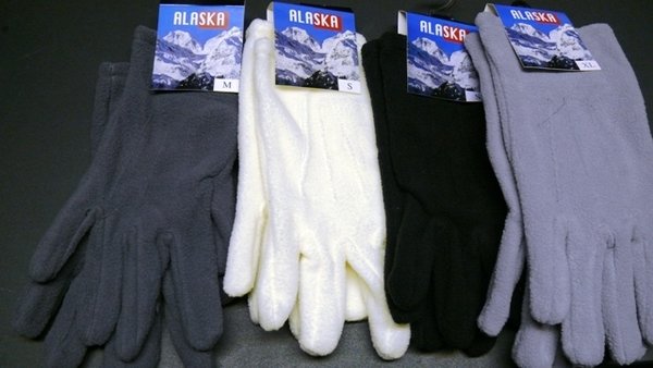 Polar Fleece Handschuhe Gr. S-XL sortiert versch. Farben