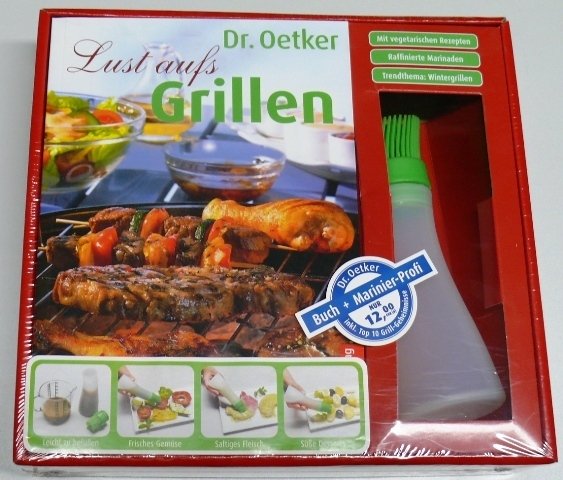 Dr. Oetker Grillset 64 Seiten Grillbuch+Marinierprofi ab 1,49 €
