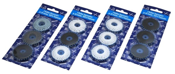 Sternzwirn 3er Pack 100 % Polyester ab 0,55 €